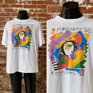 【レア】MONTEREY JAZZ FESTIVAL Tシャツ　古着 レア】MONTEREY JAZZ FESTIVAL Tシャツ古着