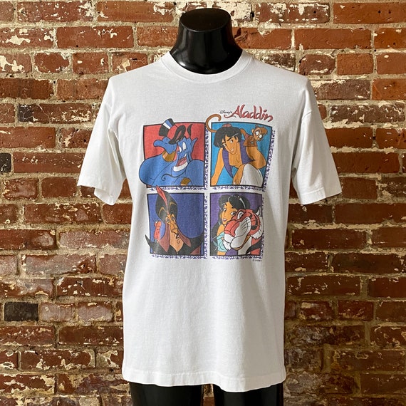 90s Aladdin Walt Disney's World on Ice Promo T-shirt. Vintage
