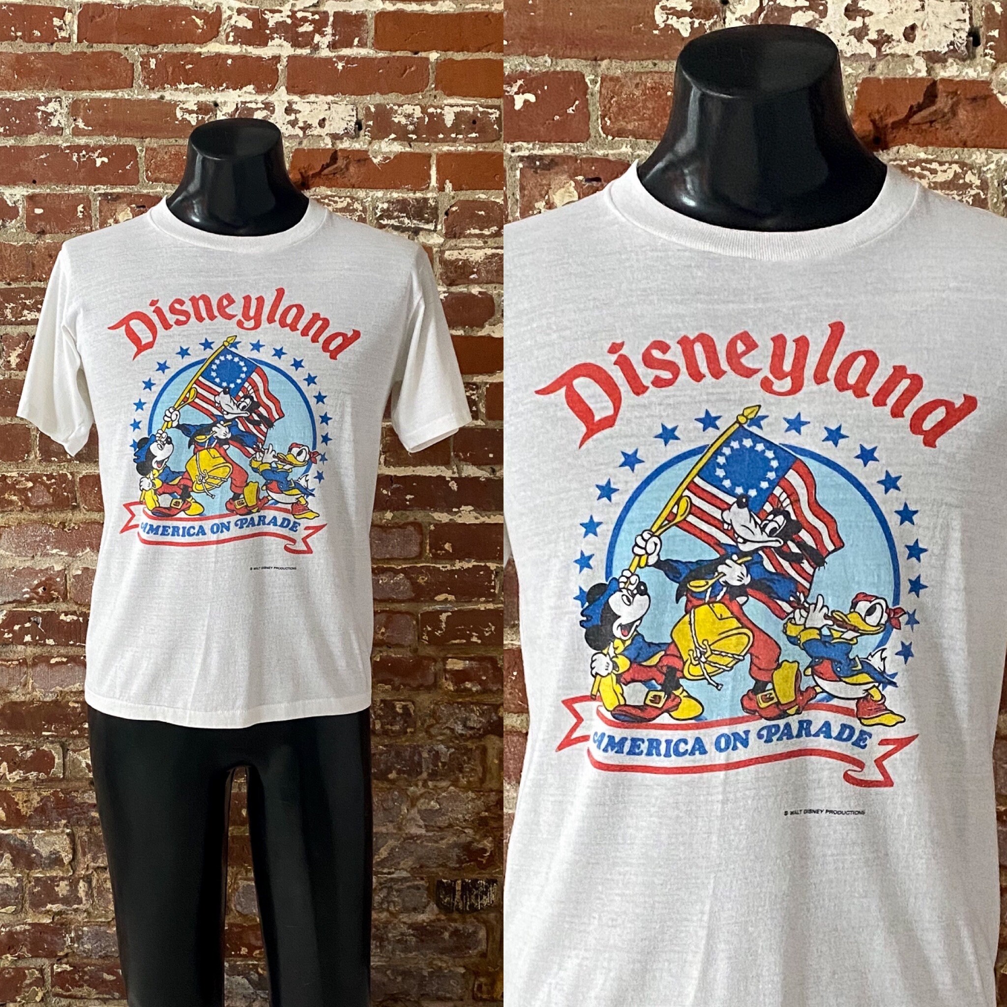 70s Disneyland America on Parade Disney T-shirt. Vintage