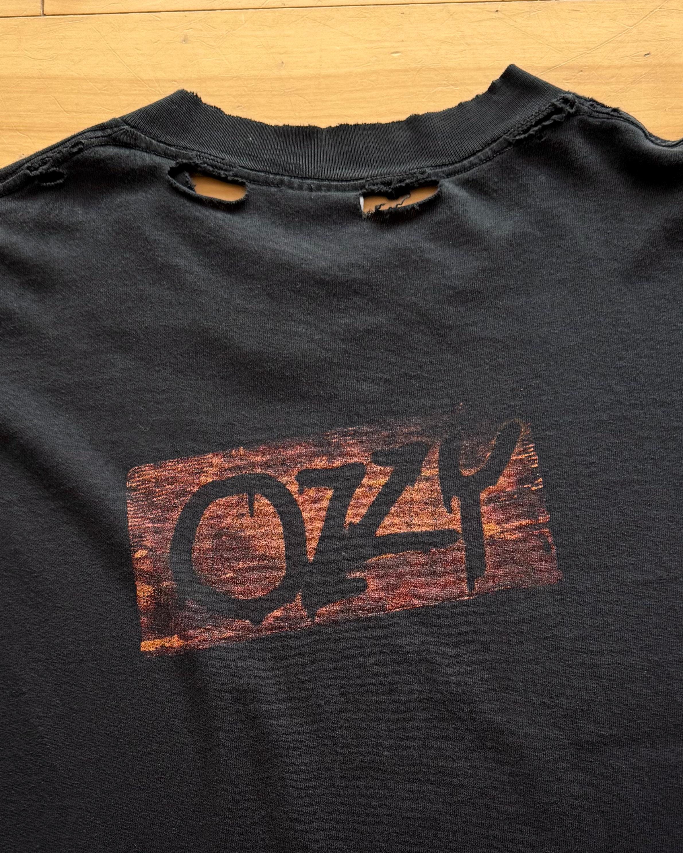90s Ozzy Osbourne Hell Tee. Well Worn Vintage 1997 Ozzy Osbourne