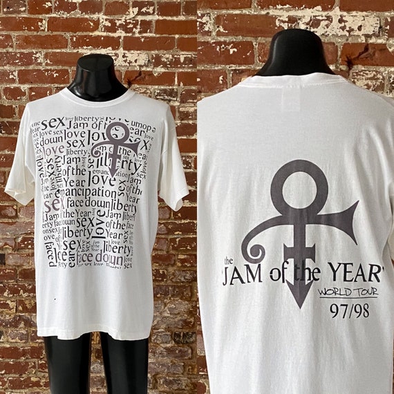 プリンス　Tシャツ　prince エマンシペーション 1997 90s Prince Emancipation Jam of the Year Tour T-shirt. 1997