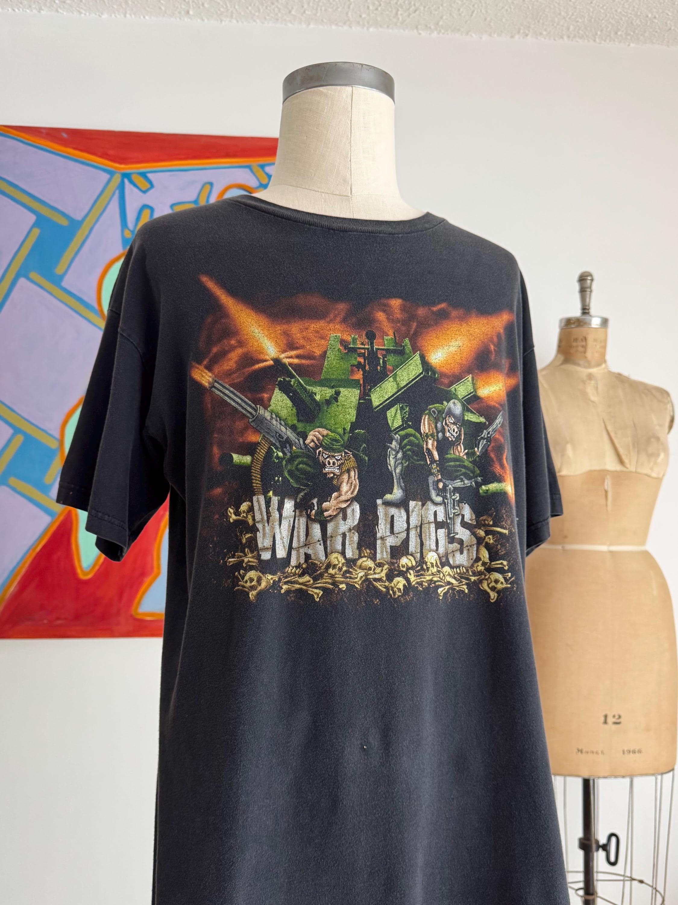 90s Black Sabbath War Pigs Tee. Vintage Late 1990s Ozzy Osbourne