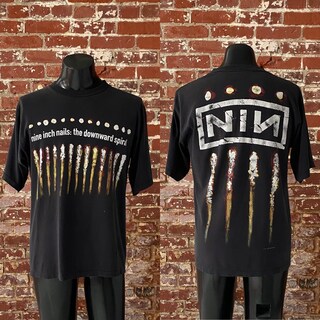 Maglietta Nine Inch Nails Classic Logo - Edizione Limitata 999 Pezzi - Unisex Stone Wash