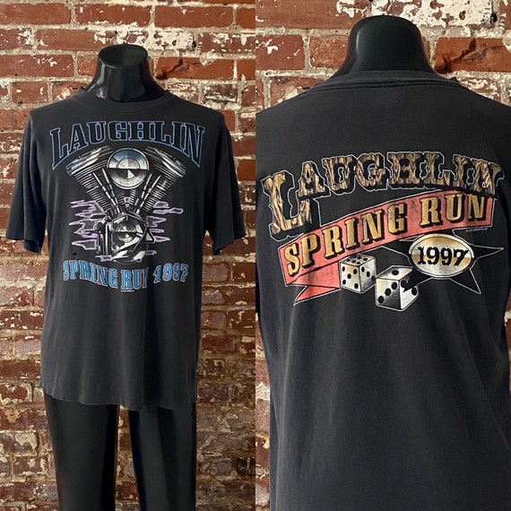 T-shirt Graphique Laughlin Nevada River Run 2013 – Taille L – Homme – Occasion