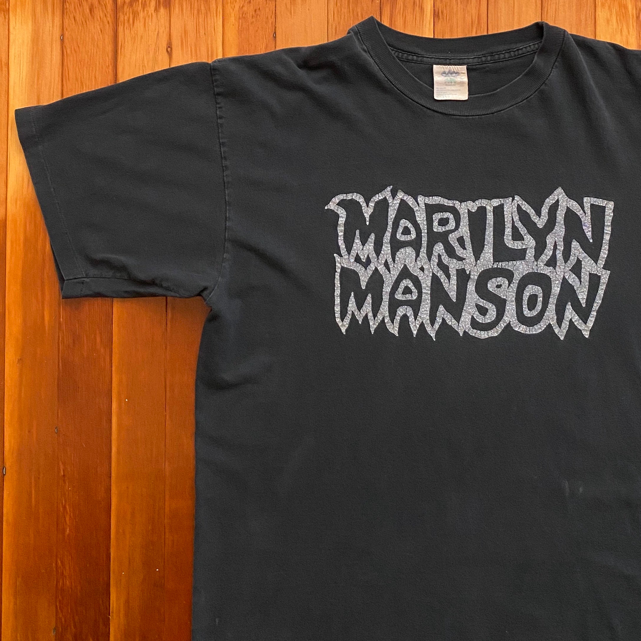 90s Marilyn Manson Everlasting Cocksucker Promo T-shirt. Vintage 