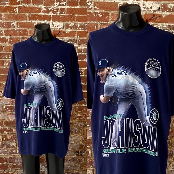 90s Randy Johnson Seattle Mariners MLB T-shirt. Vintage 1995 