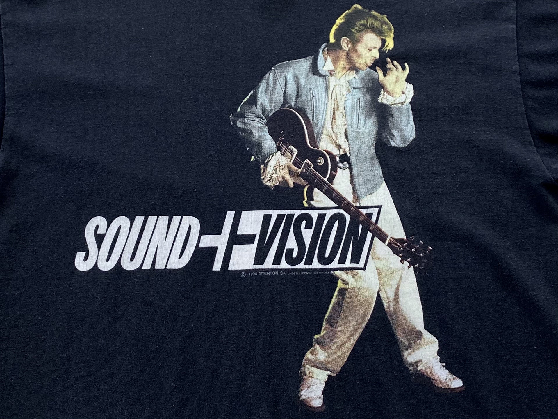 デビッドボウイ1990年ワールドツアーSOUND + VISION Tシャツ Vintage David Bowie Tour XL Sound Vision T-shirt 1990