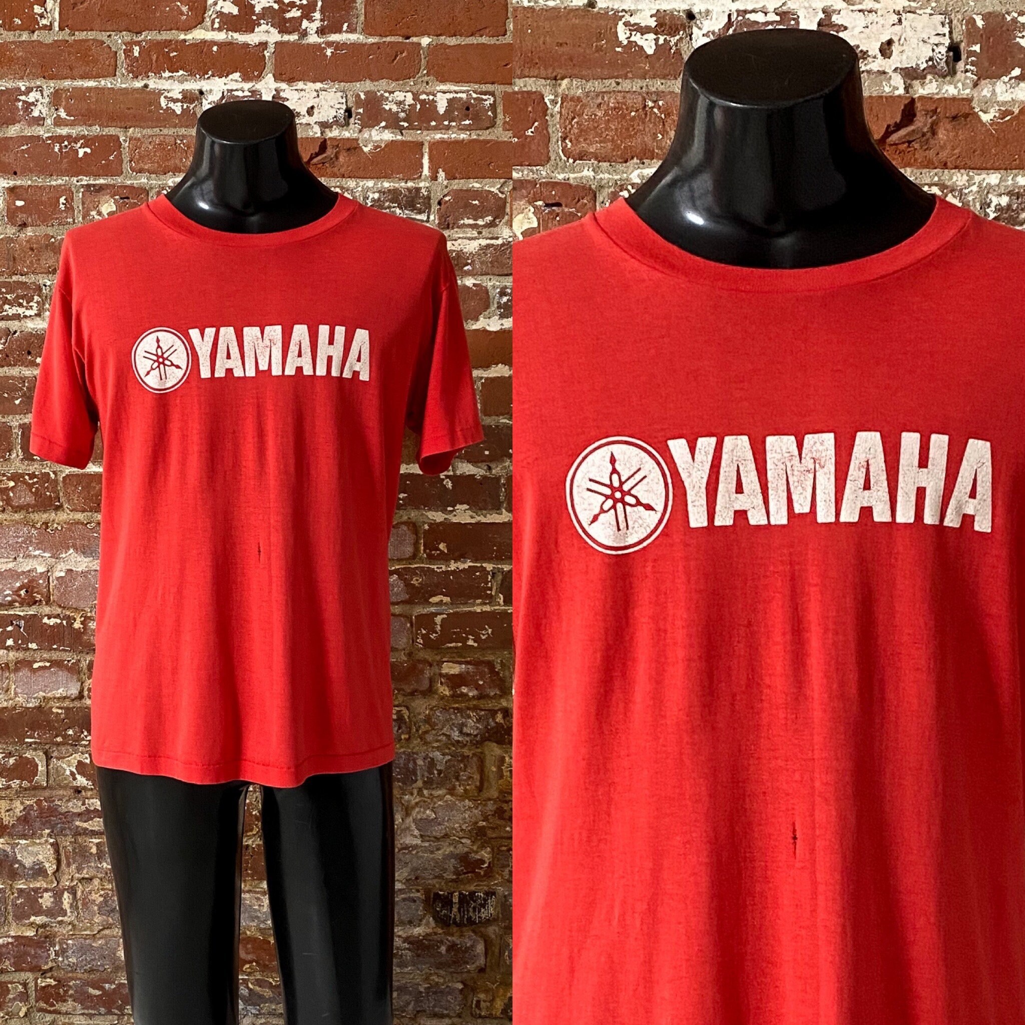 vintage Tシャツ YAMAHA デカロゴ 企業ロゴ 古着 ナード系