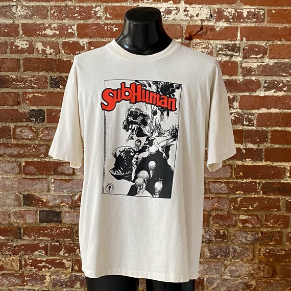 【BADBLOOD】 Dark Classic Dusty T-Shirt - White Badblood T-Shirt – BBGSHOPHK