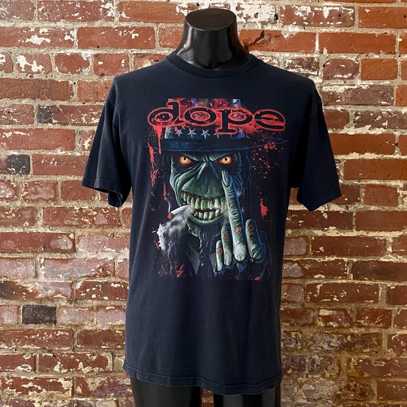 00s Dope Fuck the World Song Promo T-shirt. Vintage 2000s Dope