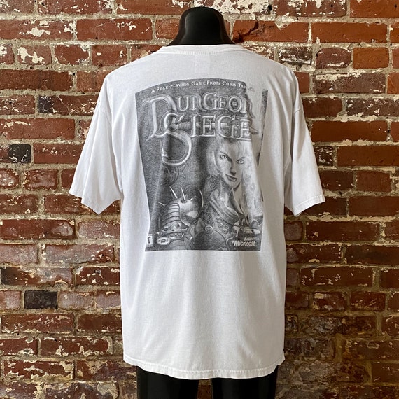 2002 Dungeon Siege Microsoft Video Game Promo T-S… - image 3