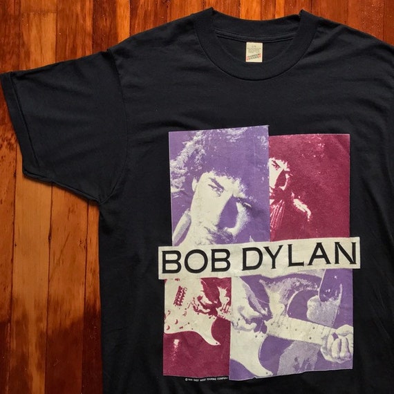 80s Bob Dylan Tour T-Shirt. Dead Stock Vintage 198
