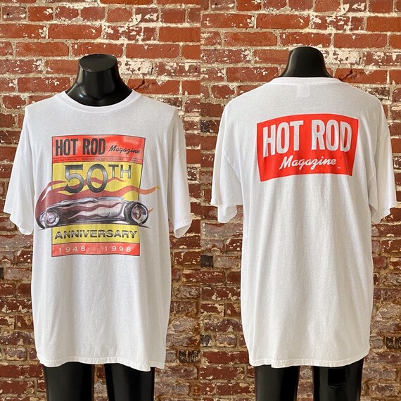 90s Hot Rod 50th Anniversary T-shirt 1948-1998 | Etsy