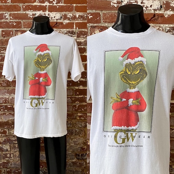 【売り切り御免！】 Grinch “the Wear Grinch 90s Who T Graphic Christmas” Stole トップス