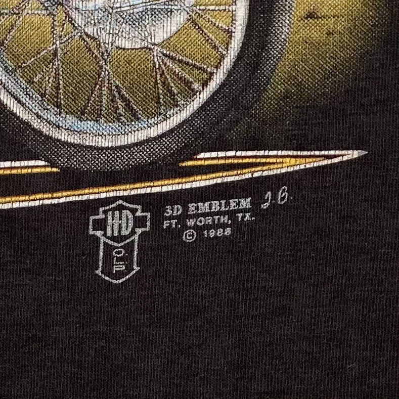 80s 3D Emblem Harley Davidson One Hot Piece of American Steel T-shirt 1988 Harley Tee 50/50 Single Stitch Made in USA Large - Etsy UK 80s 3D Emblem Harley Davidson One Hot Piece of American Steel T-shirt 1988 Harley Tee 50/50 Single Stitch Made in USA Large - Etsy UK
