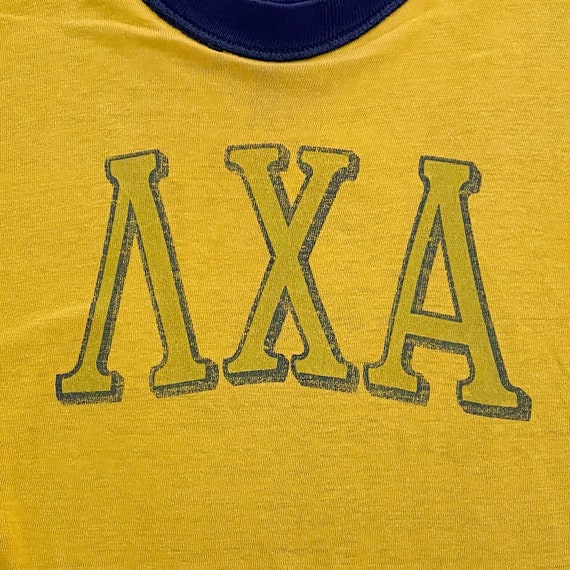 70s Lambda Chi Alpha Fraternity Reversible Gym T-… - image 8