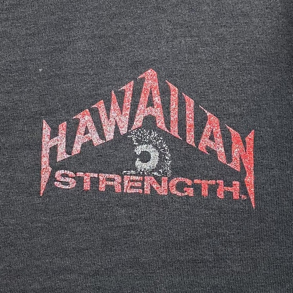 90s Hawaiian Strength Thrashed Tank Top T-Shirt .… - image 4