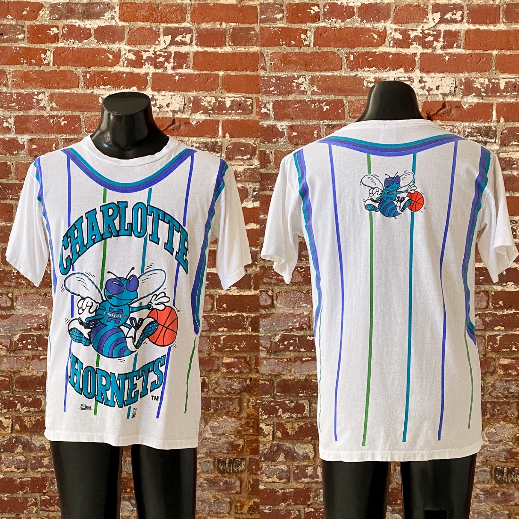 Vintage 90's Salem NBA Charlotte Hornets Sweater Black (S) – Chop