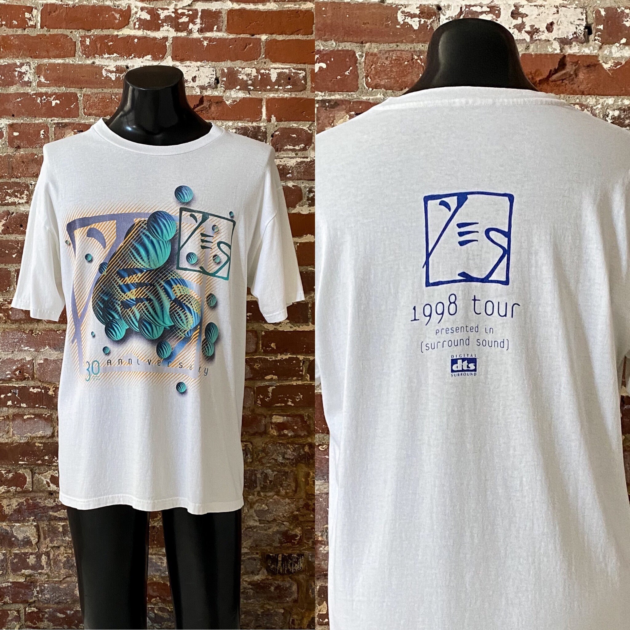 ミュージシャン 1970's [yes] promotional t shirts 1978 YES Vintage Rare Concert 1970's TOUR Original Prog Rock