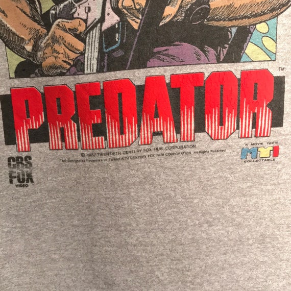 80 s T-Shirt. prédateur du film Promo T-Shirt. s Incroyable Vintage 1987 Twentieth Century Fox Film Movie Tee Schwarzenegger collection PREDATOR T-Shirt. cdbaa2 80 s T-Shirt. prédateur du film Promo T-Shirt. s Incroyable Vintage 1987 Twentieth Century Fox Film Movie Tee Schwarzenegger collection PREDATOR T-Shirt. cdbaa2