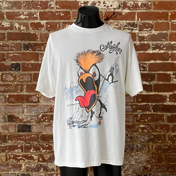 90s Gallagher the Vicious Malicious Penguin Tour T-shirt. Vintage