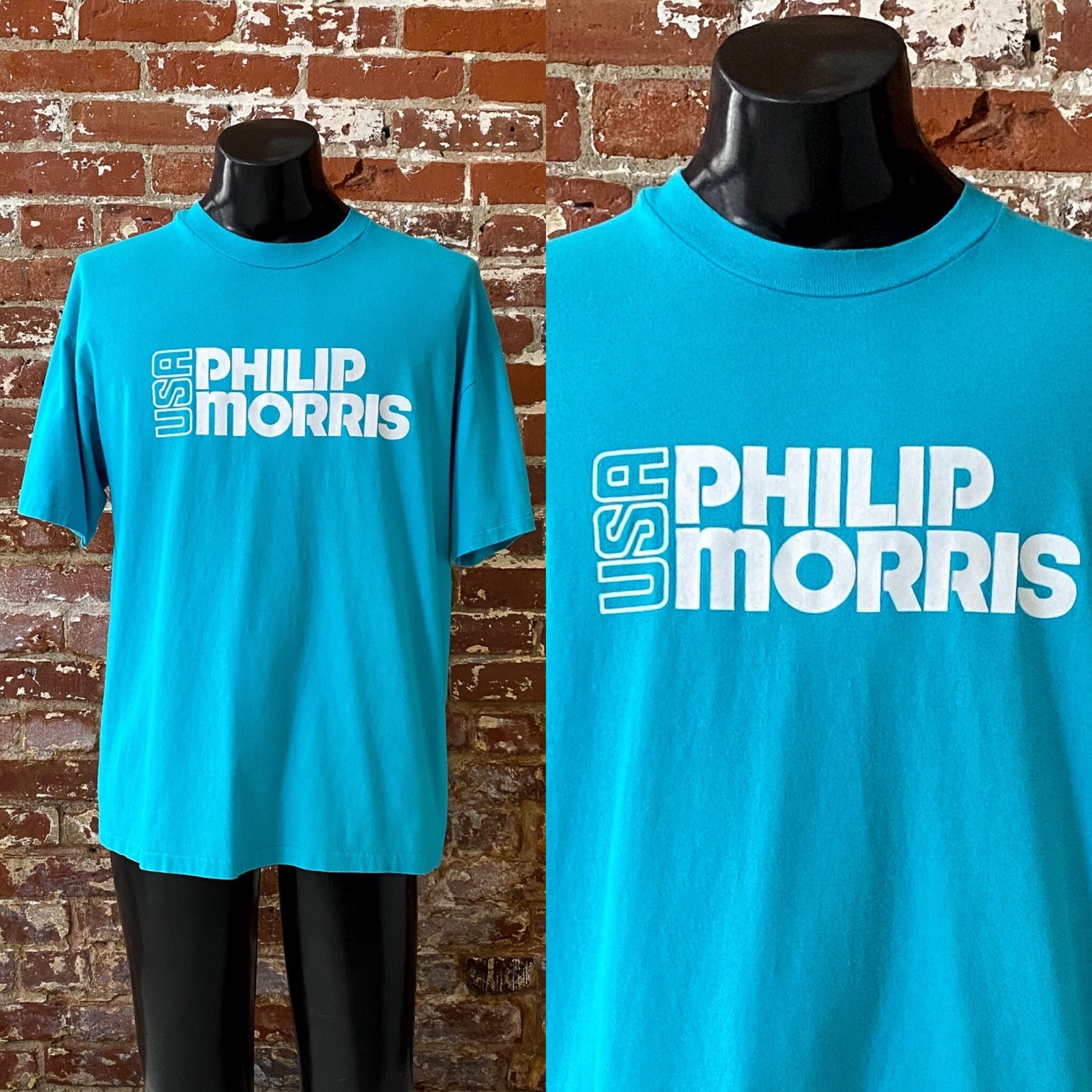 90s Philip Morris USA Tobacco Promo T-shirt. Vintage 1990s Philip