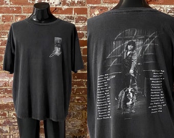 【ヴィンテージ】JEFF BECK ON TOUR T 1989 Jeff Beck Guitar Shop Concert T-Shirt - Size Large