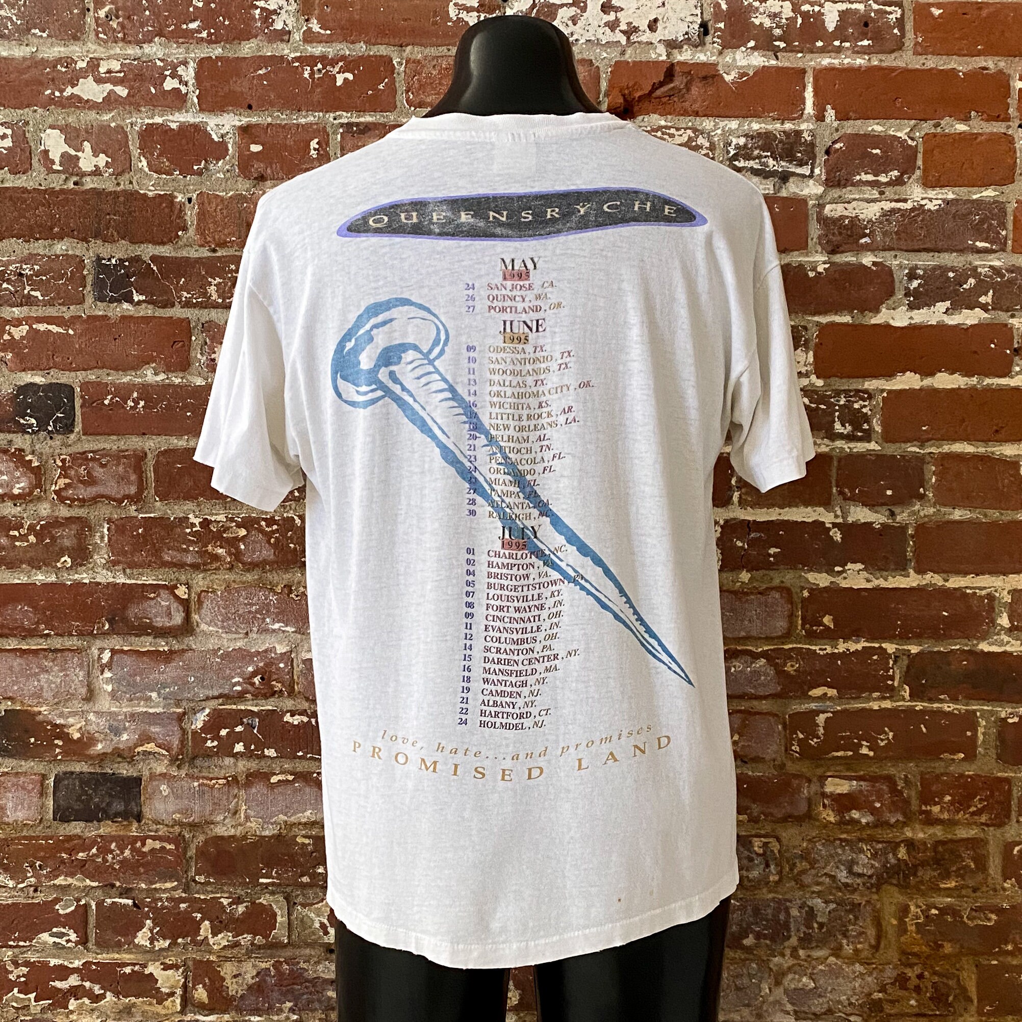 Queensrÿche Promised Land 長袖カットソー Queensrÿche Promised Land 長袖カットソー
