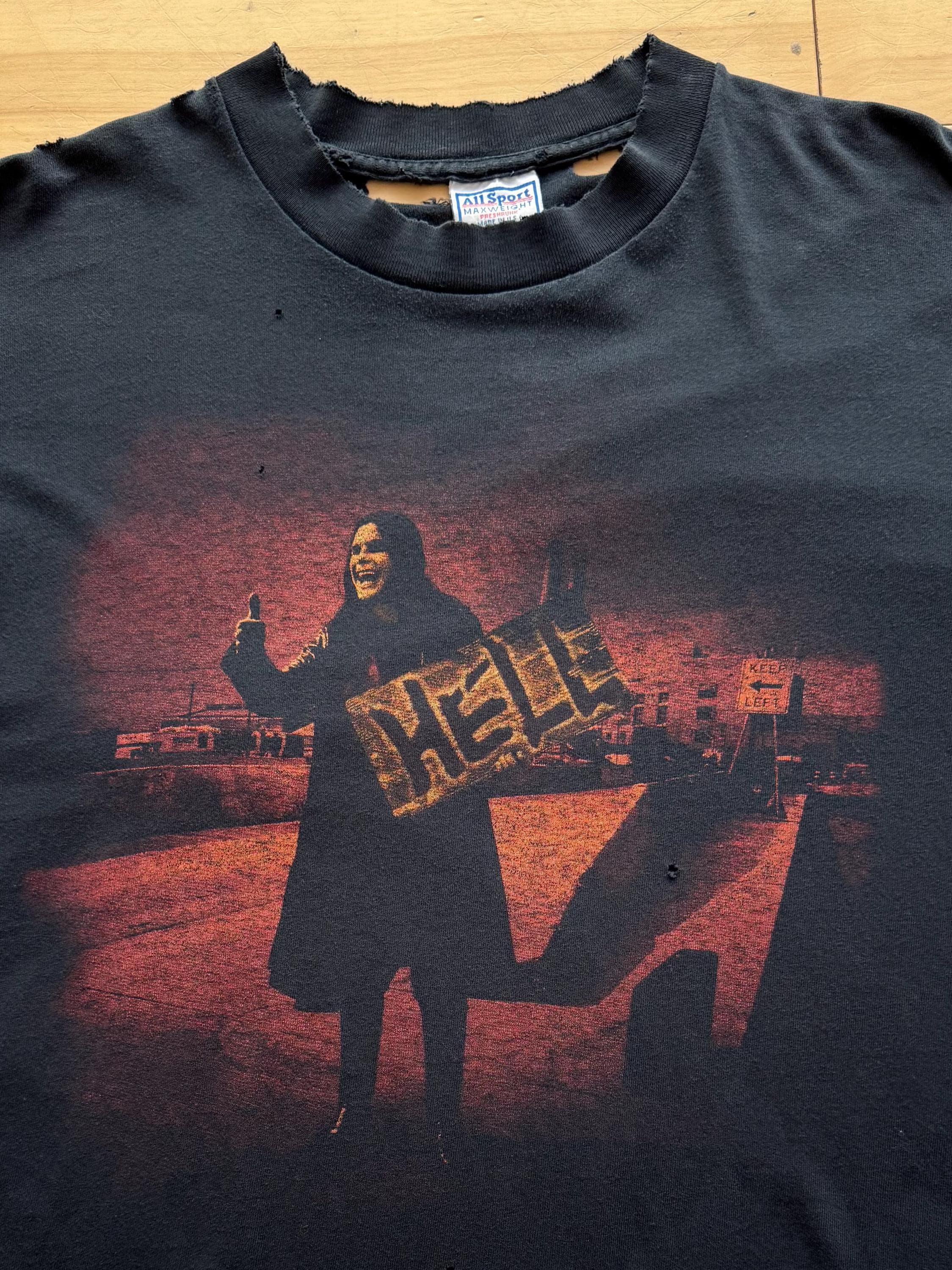 90s Ozzy Osbourne Hell Tee. Well Worn Vintage 1997 Ozzy Osbourne