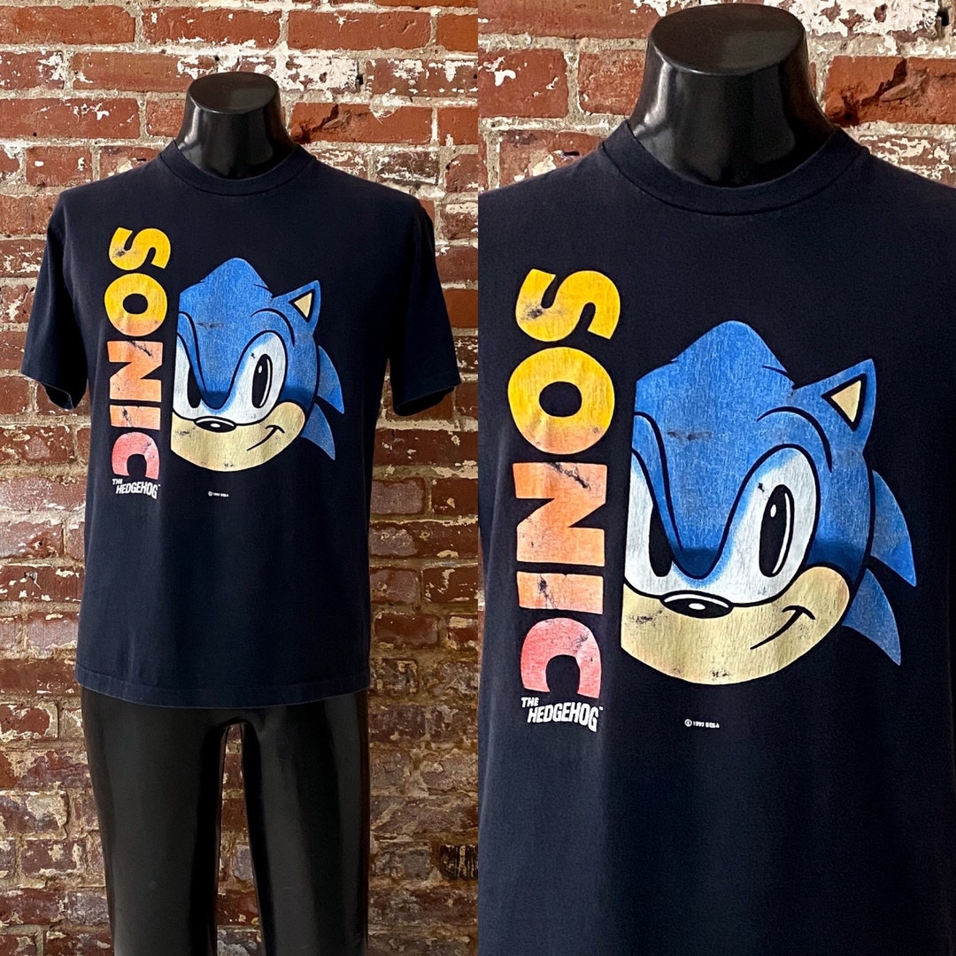 1992 Sonic The Hedgehog Sega Video Game T shirt Vintage 90s Sonic The 1992-sonic-the-hedgehog-sega-video-game-t-shirt-vintage-90s-sonic-the