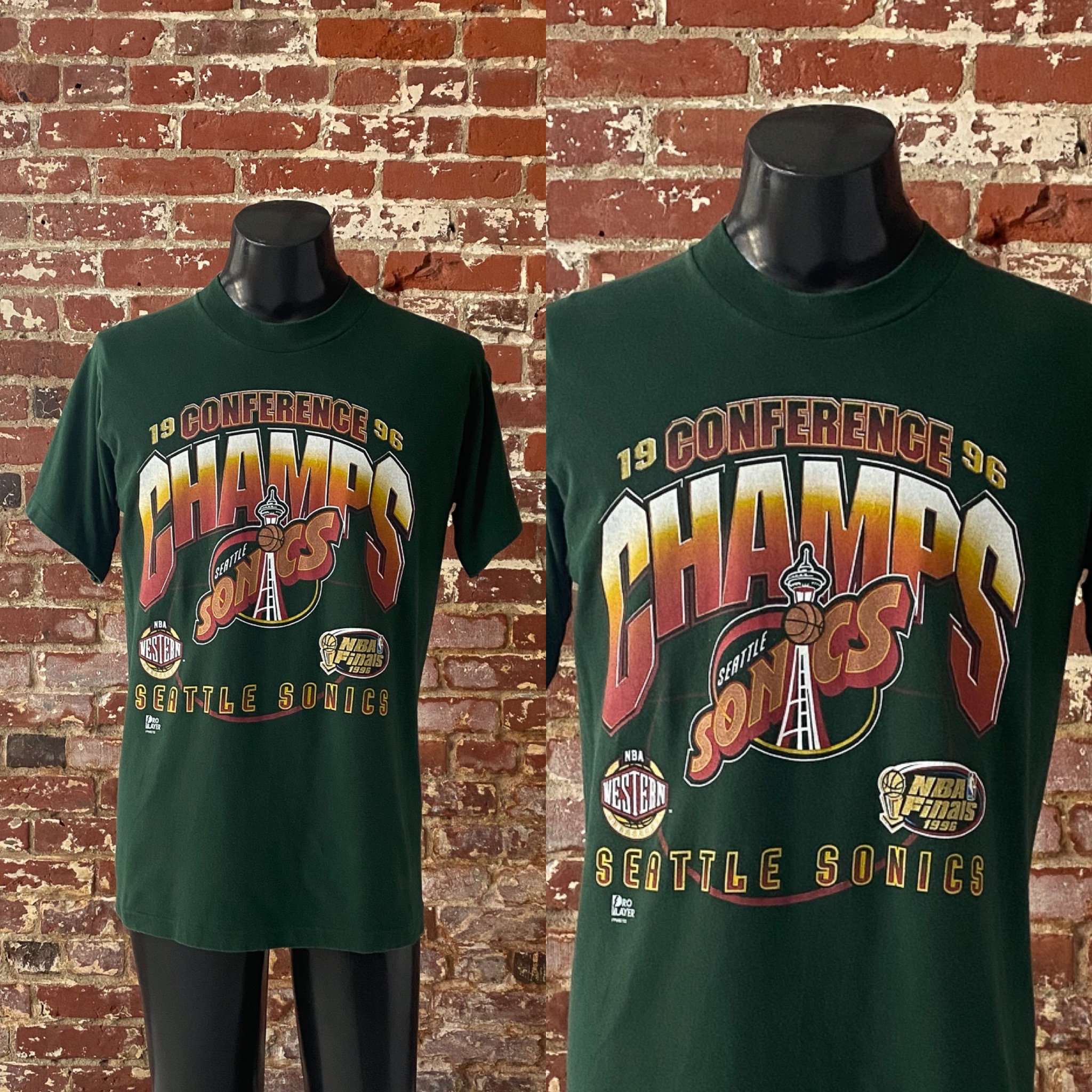 Vintage Seattle Super Sonics Jersey Wally - Depop