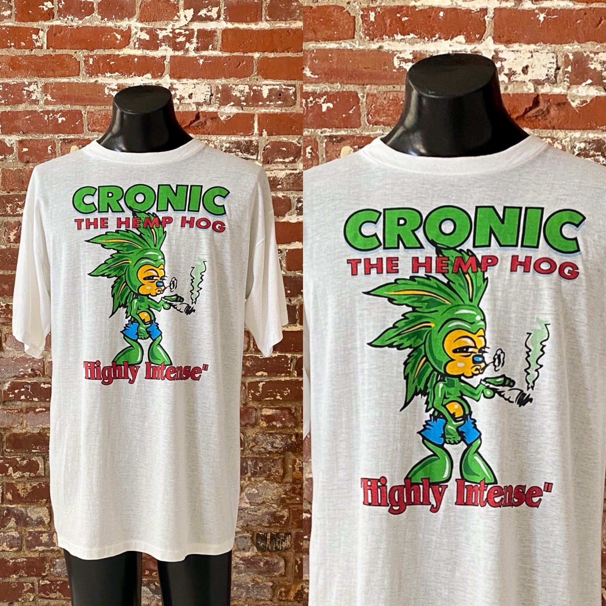 sonic ソニックパロディchronic ヴィンテージTシャツ古着 sonic