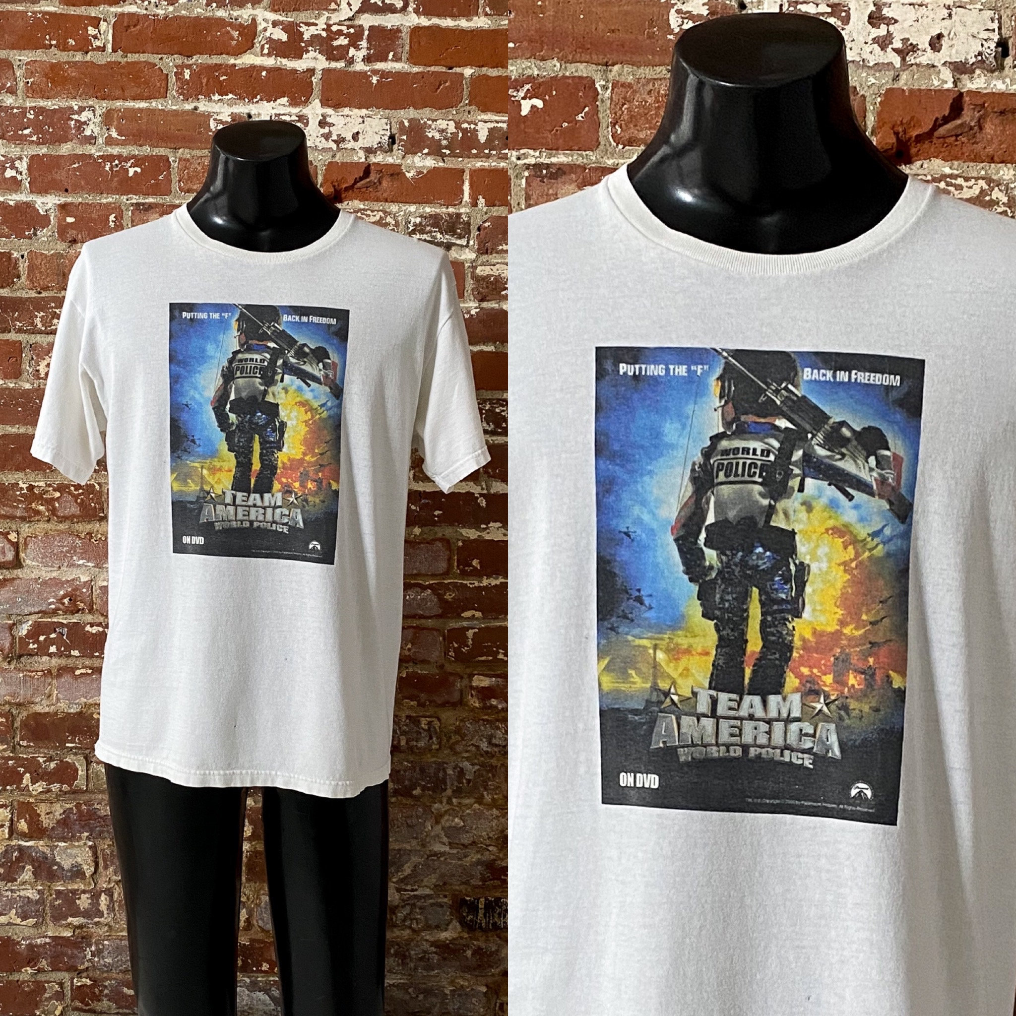 00sヴィンテージ｜Team America World Police Tシャツ Vintage Team America World Police T-shirt Movie – For All To