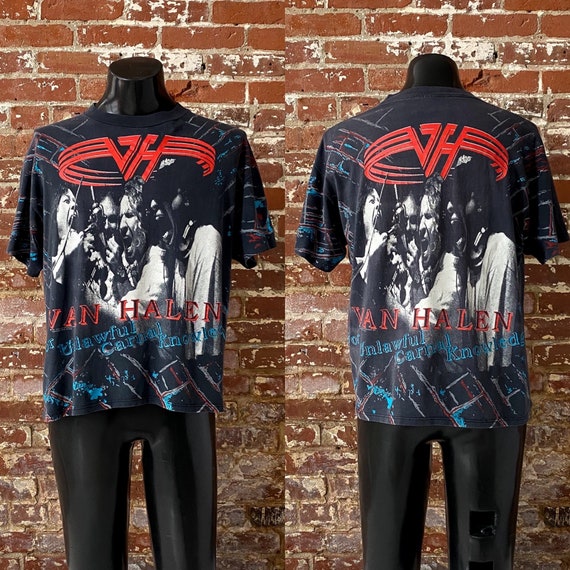 90s Van Halen for Unlawful Carnal Knowledge Album Promo T-shirt