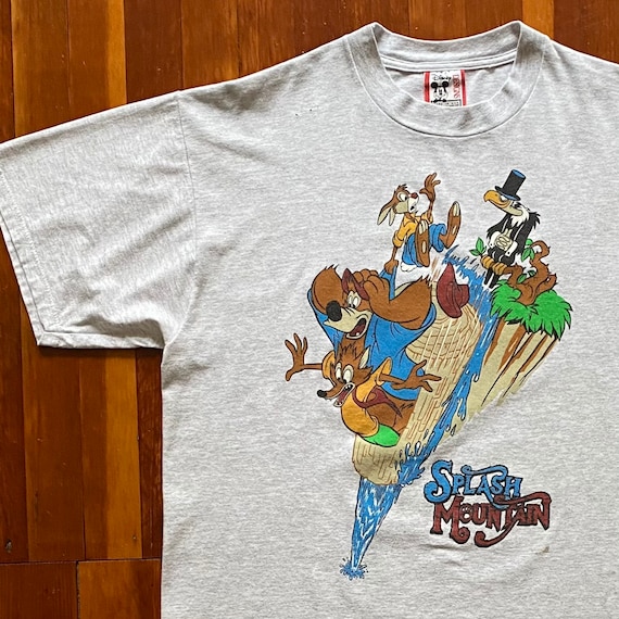 90s Splash Mountain Disneyland Souvenir T-Shirt. V