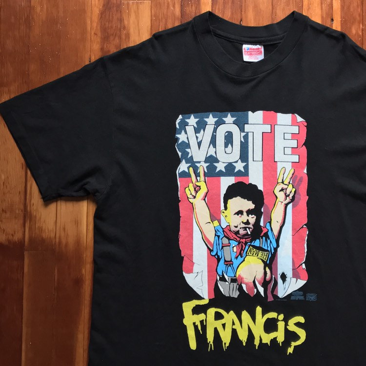 90s Extreme Vote Francis Tour T-shirt. Vintage Single Stitch 1992 