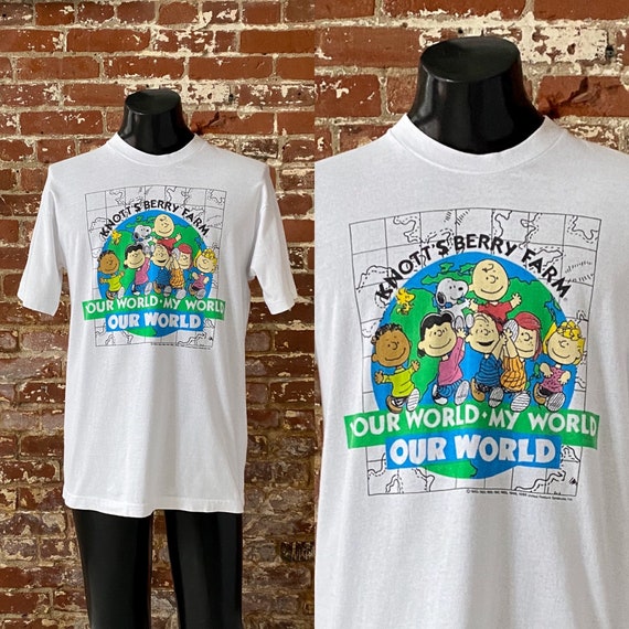 90s Peanuts Knott's Berry Farm Your World My World