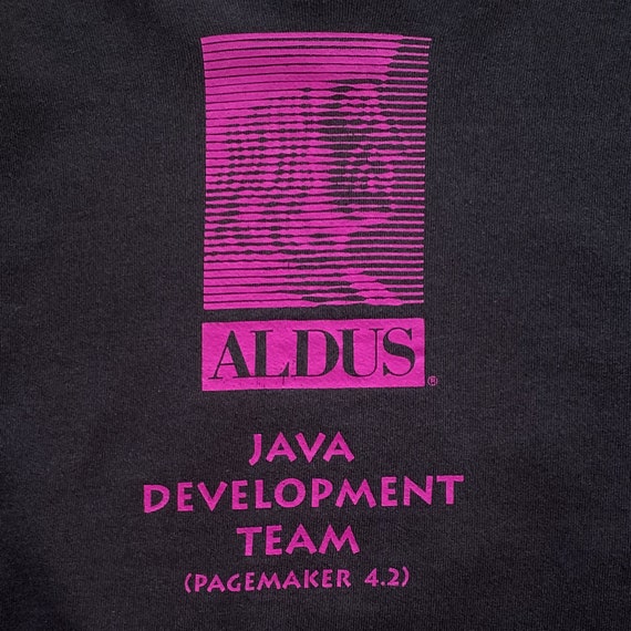 90s Java Software Fabric Art Tech Sweatshirt. Vin… - image 5