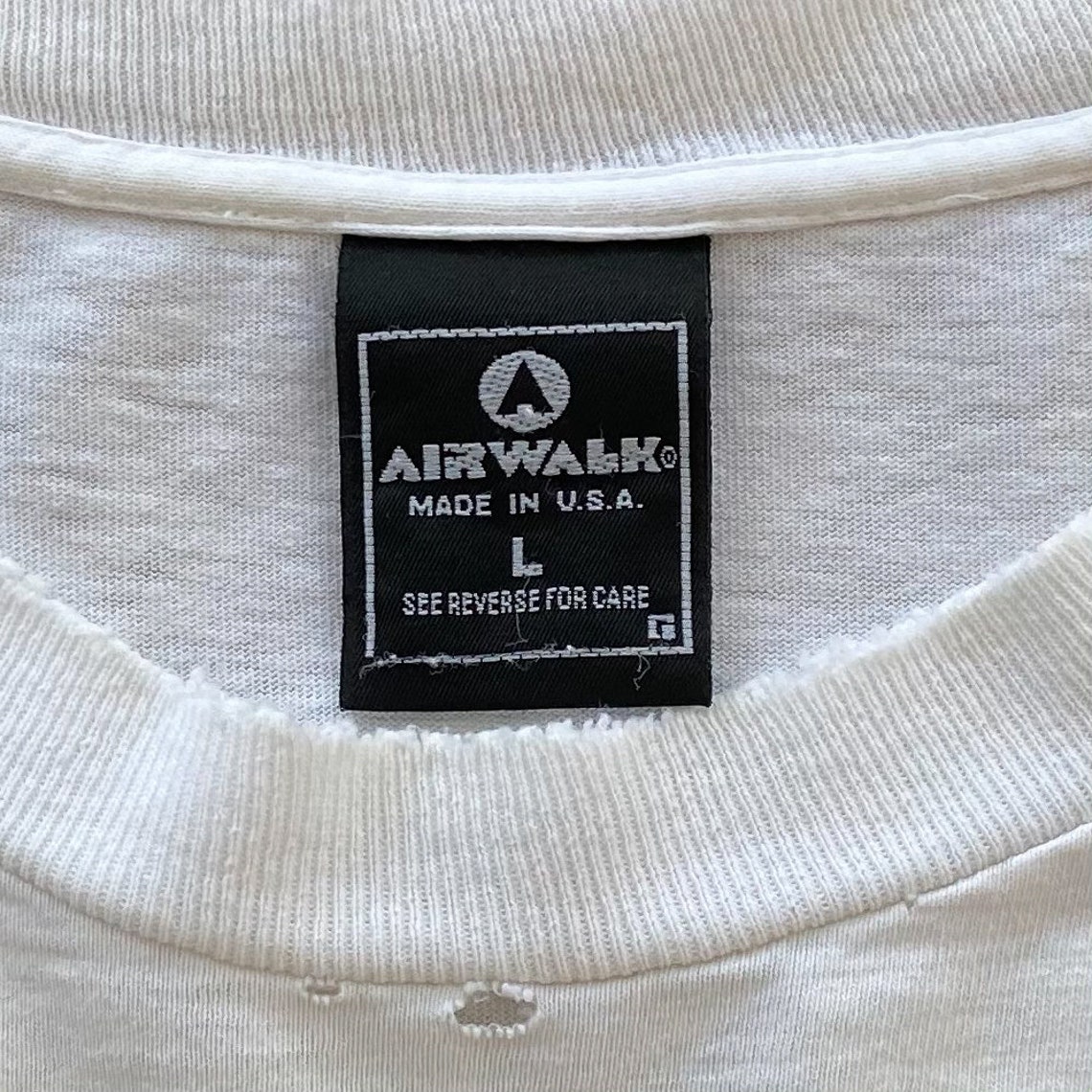 90s AirWalk Shoes Embroidered Logo TShirt 1990s AirWalk