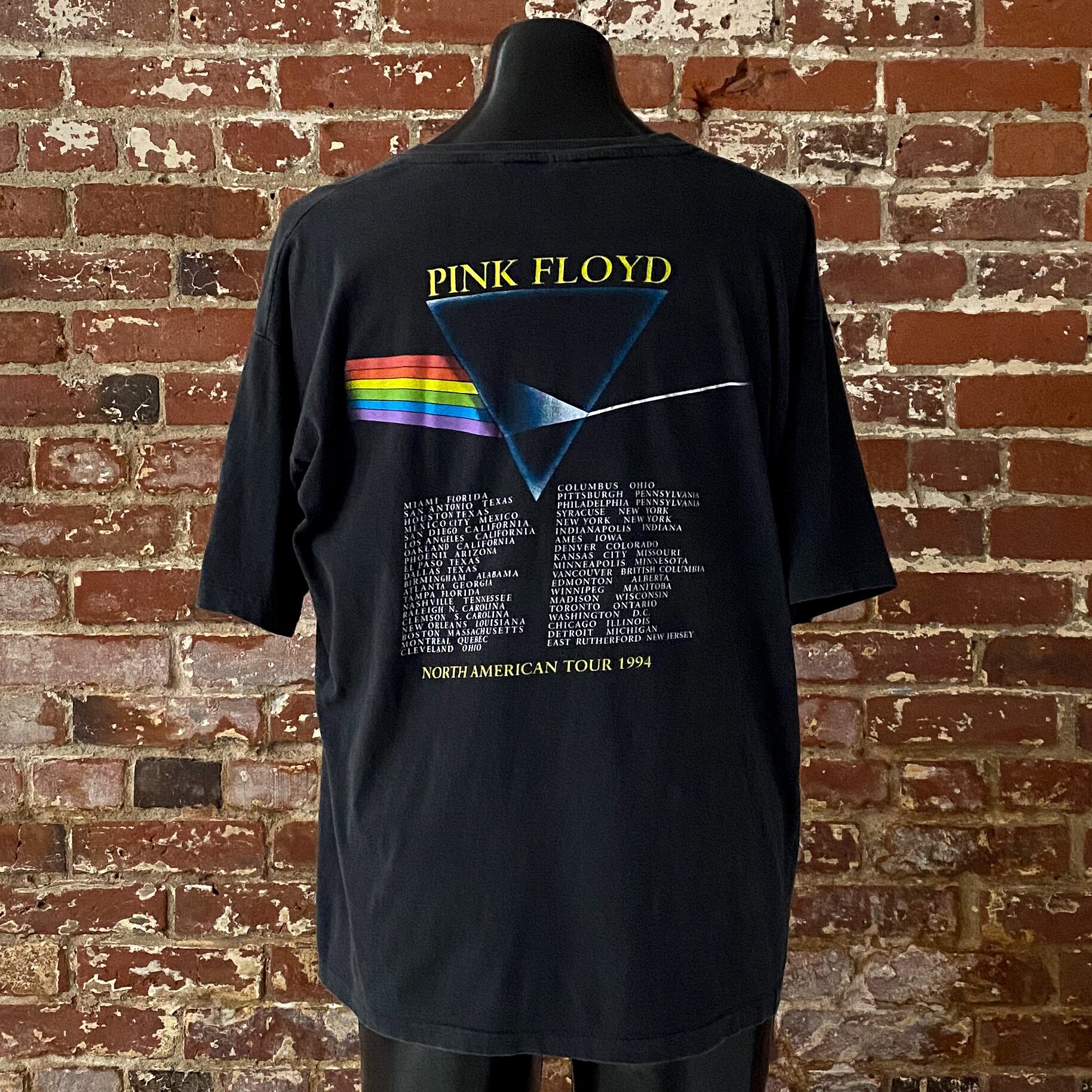90s Pink Floyd North American Tour Dark Side of the Moon Etsy