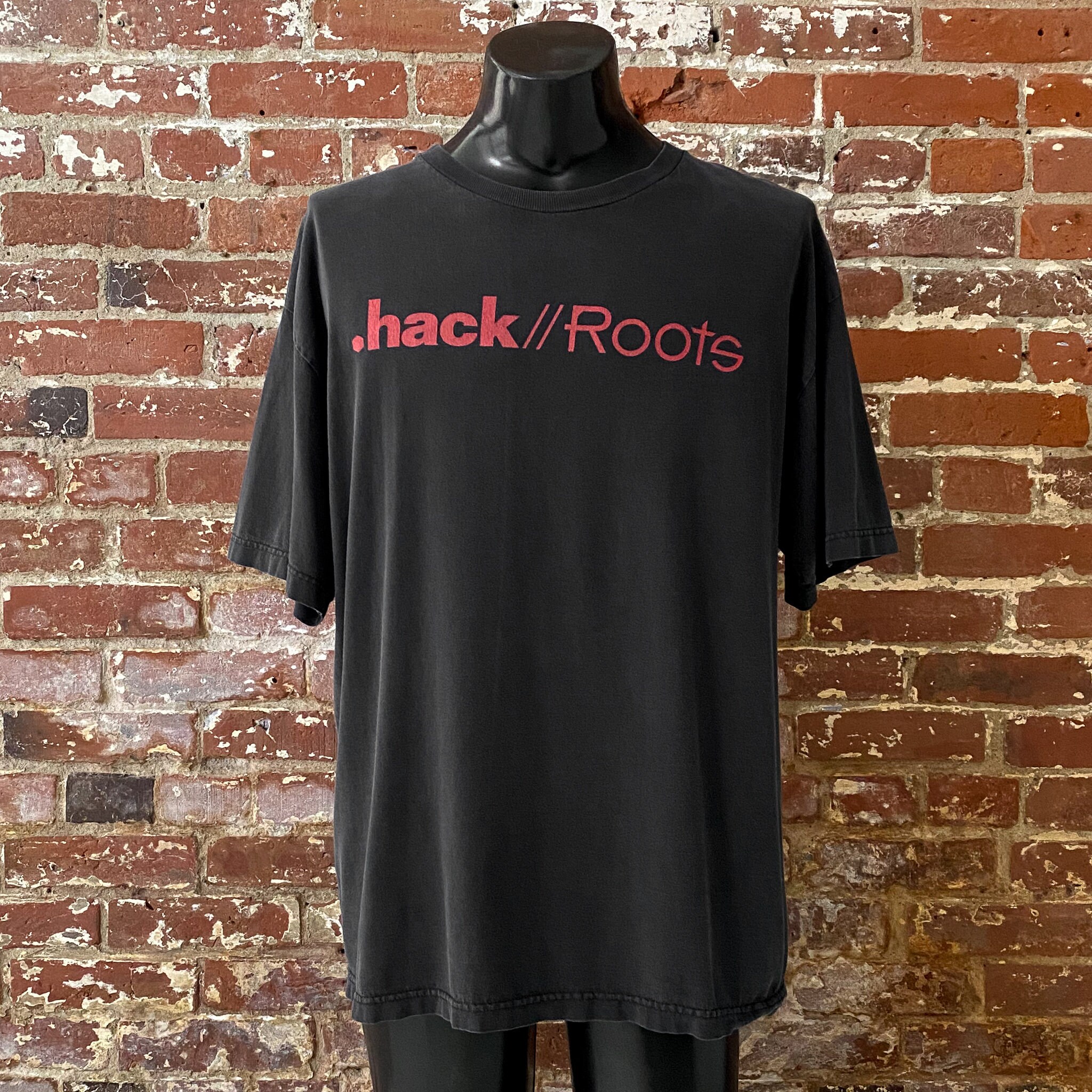 00年代 .hack//Roots アニメテレビ番組プロモーションTシャツ。2006年 