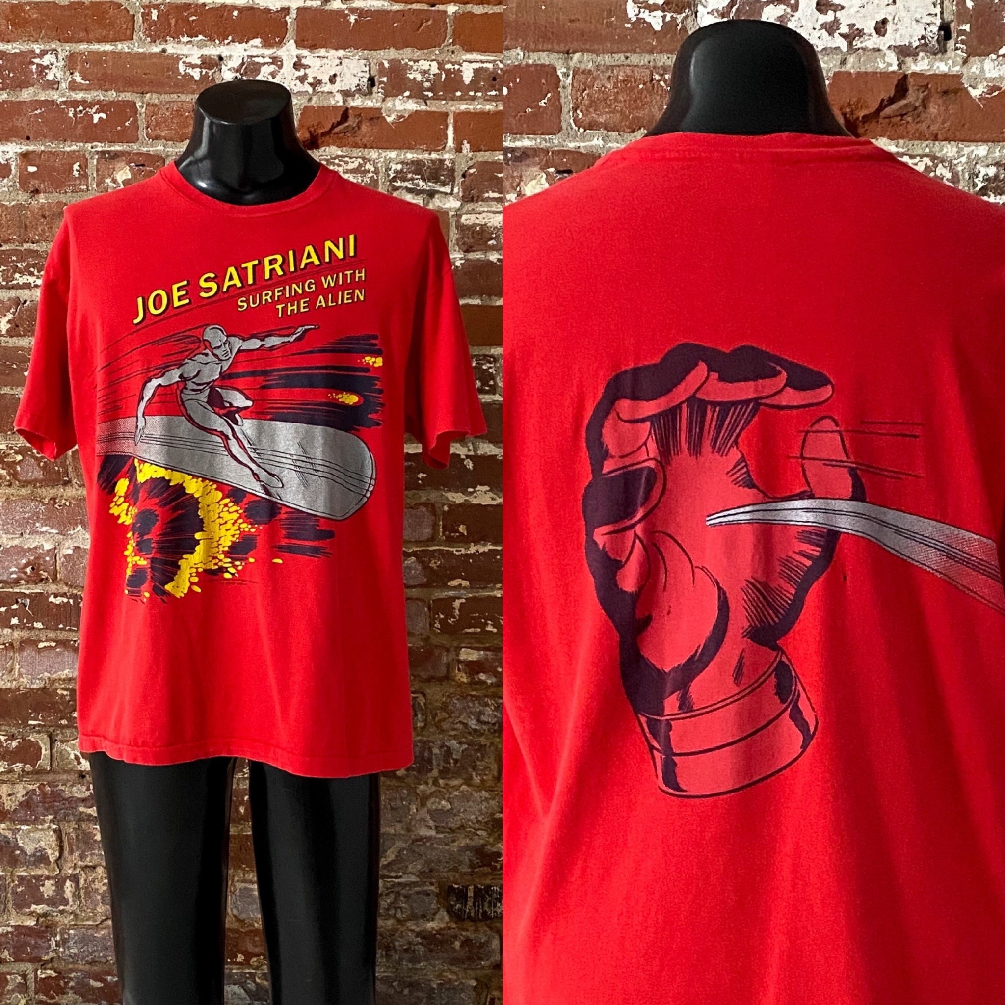 ジョーサトリアーニ　Tシャツ　サーフィンウィズジエイリアン ジョーサトリアーニ Tシャツ サーフィンウィズジエイリアン JOE