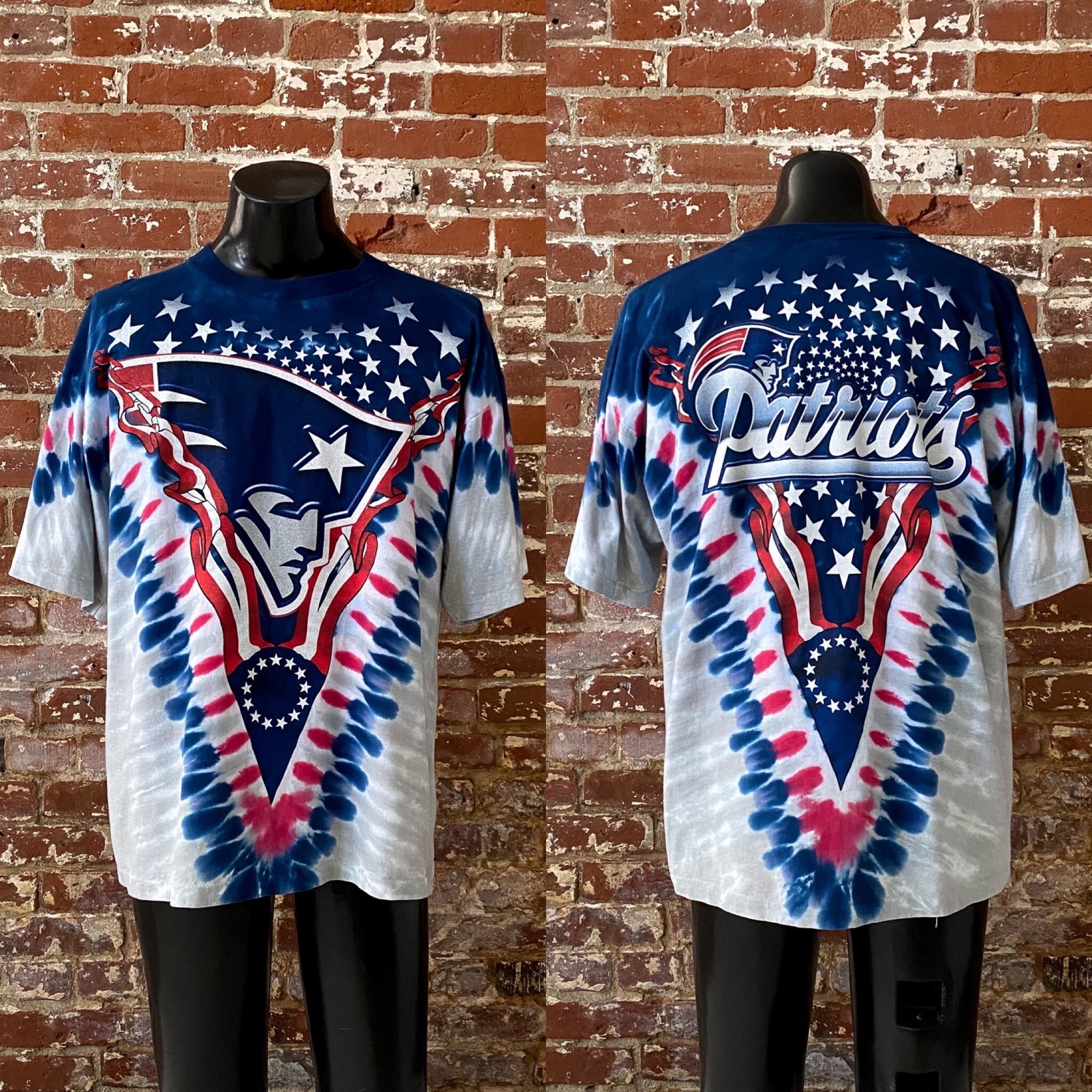 Tie dye patriots sweatshirt hotsell