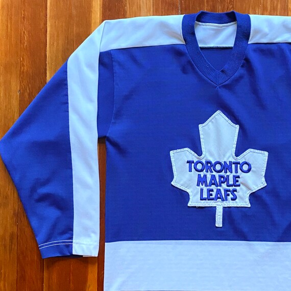80s Toronto Maple Leafs NHL Hockey Jersey. Vintage