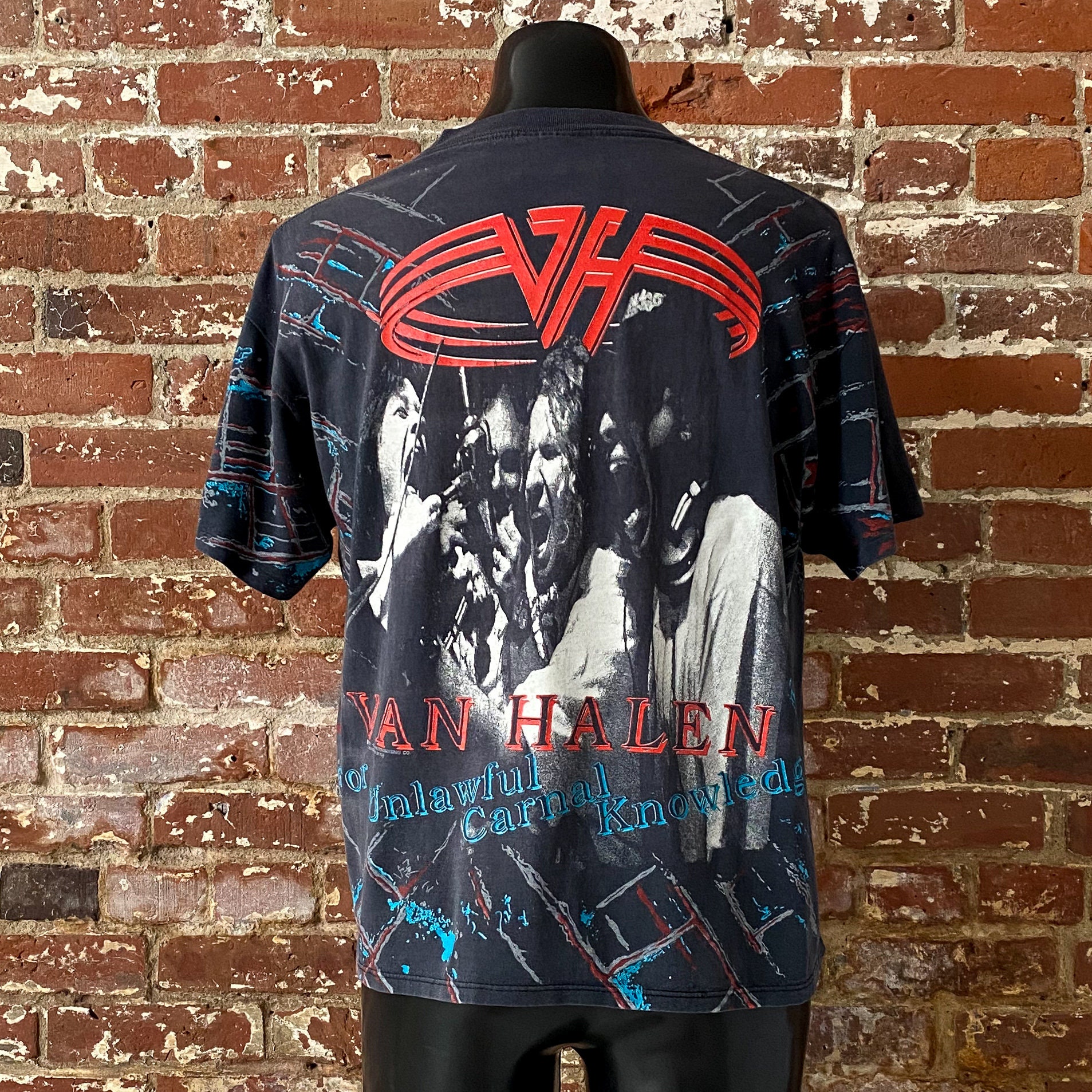 90s Van Halen for Unlawful Carnal Knowledge Album Promo T-shirt