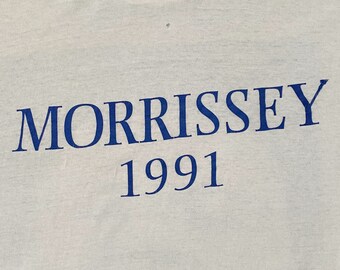 T-shirt Vintage Morrissey Kill Uncle Tour 1992 – The Smiths, Taille XL, Blanc, Occasion Excellent état