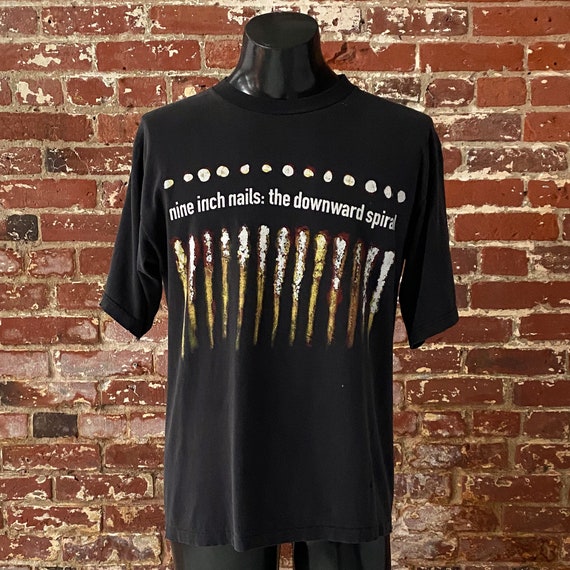 90s Nine Inch Nails the Downward Spiral Album Promo T-shirt. - Etsy Singapore 90s Nine Inch Nails the Downward Spiral Album Promo T-shirt. - Etsy Singapore