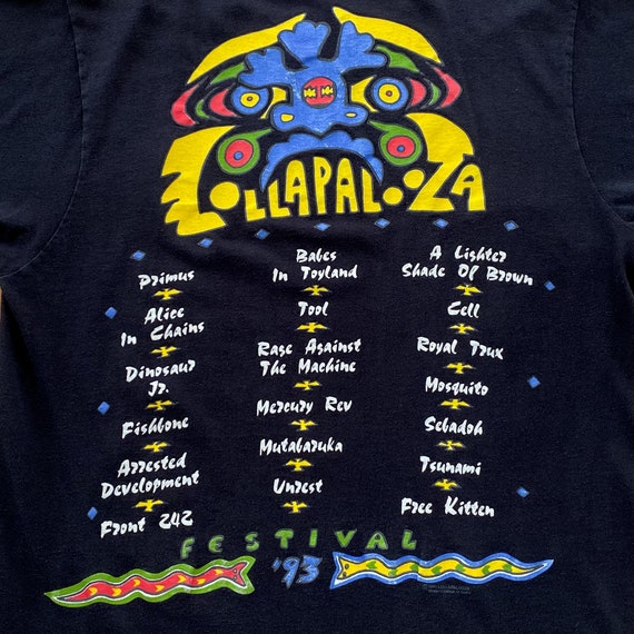 1993 Lollapalooza Tee. Vintage 90s Lollapalooza T… - image 5