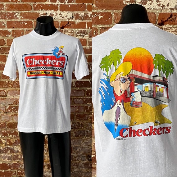 チェッカーズ　1990 SUMMER TOUR OOPS! Tシャツ　新品 90年代チェッカーズ ドライブインレストラン プロモーションTシャツ