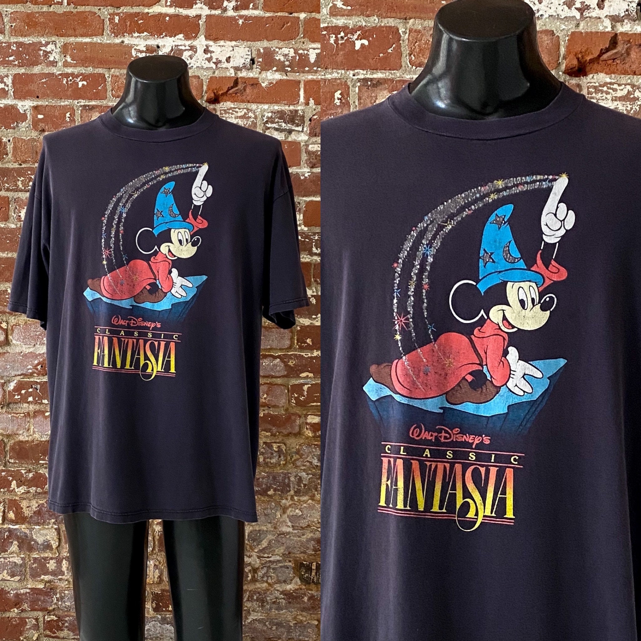 80S USA製 Vintage DISNEY FANTASIA XL 80S USA製 Vintage DISNEY FANTASIA XL